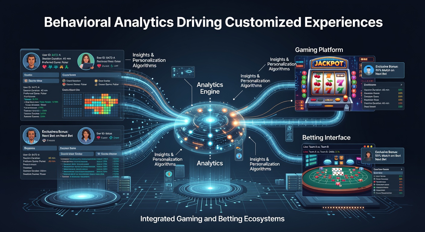 Mobile interface displaying personalized gaming recommendations generated by behavioral analytics
