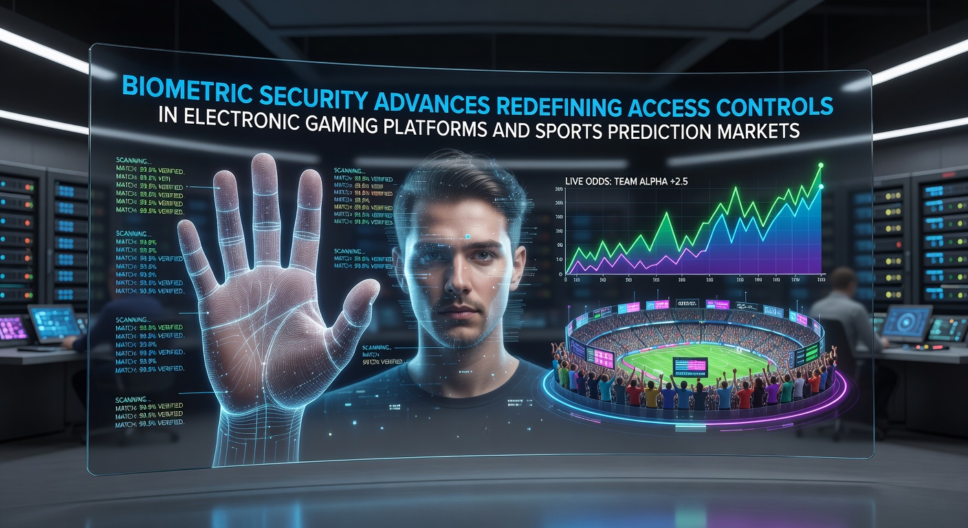 Biometric facial recognition interface on a gaming platform screen