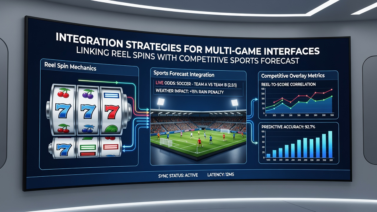 Close-up view of portable interface showing linked reel outcomes and live sports prediction graphs