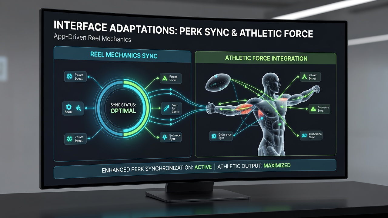 Close-up of adaptive dashboard with real-time perk indicators linking slots and sports forecasts