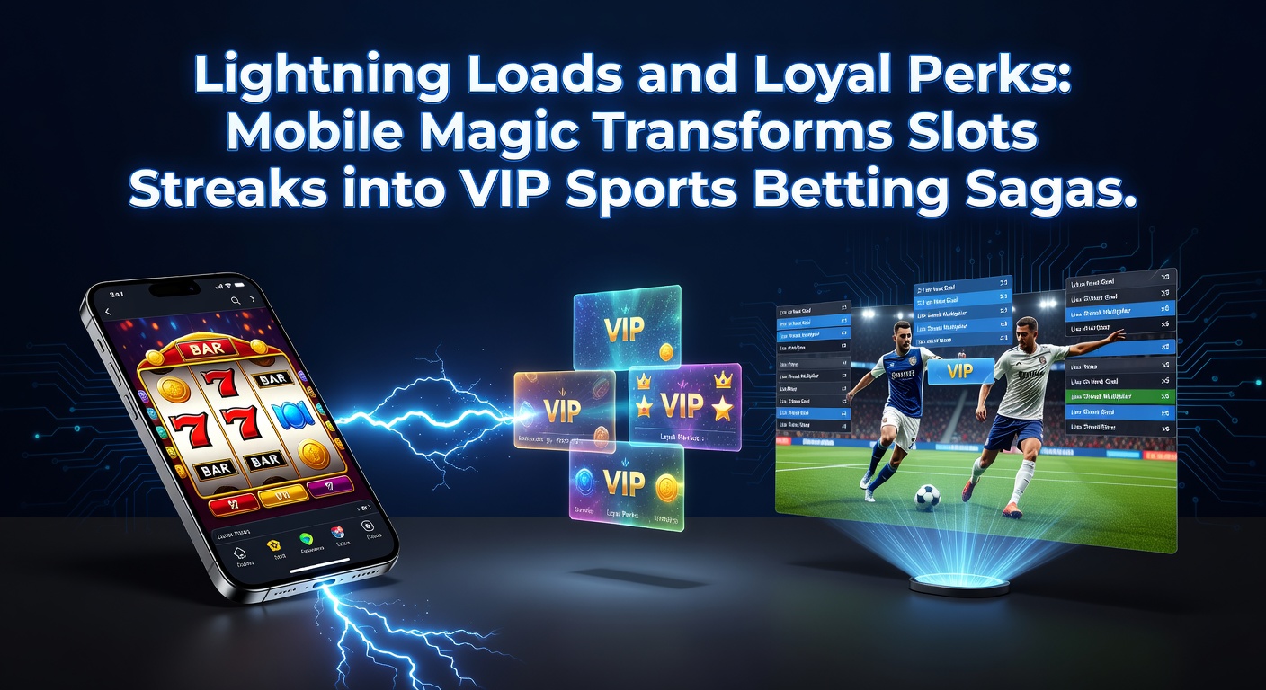 Smartphone screen displaying a high-speed slot game load with lightning bolt animation transitioning to a sports betting interface