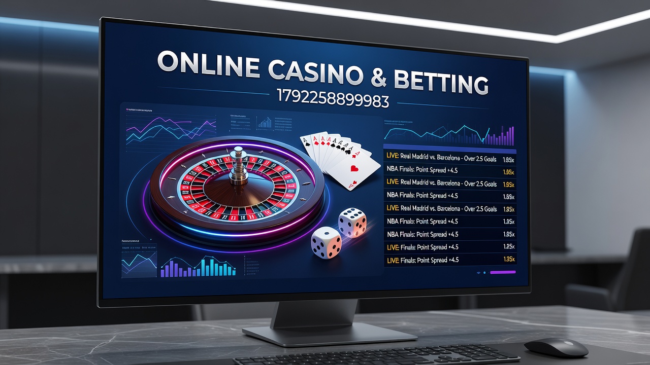 Mobile interface displaying live casino tables, slot games, and sports betting options with loyalty rewards visible