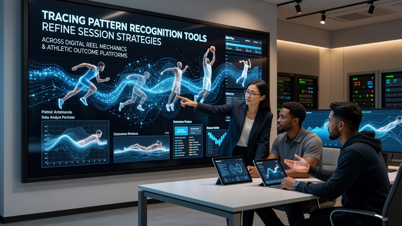 Pattern recognition dashboard displaying reel sequence data and session metrics in digital gaming environments