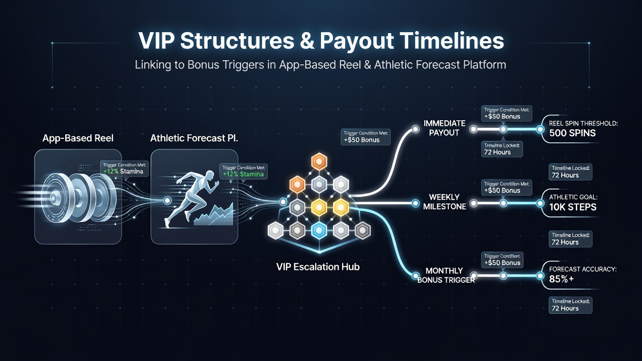 Mobile app interface displaying tier progression and linked payout speed for sports forecast bonuses